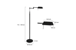 Vloerlamp 5895ZW Mexlite