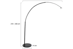 Vloerlamp 7268ZW Sparkled Light