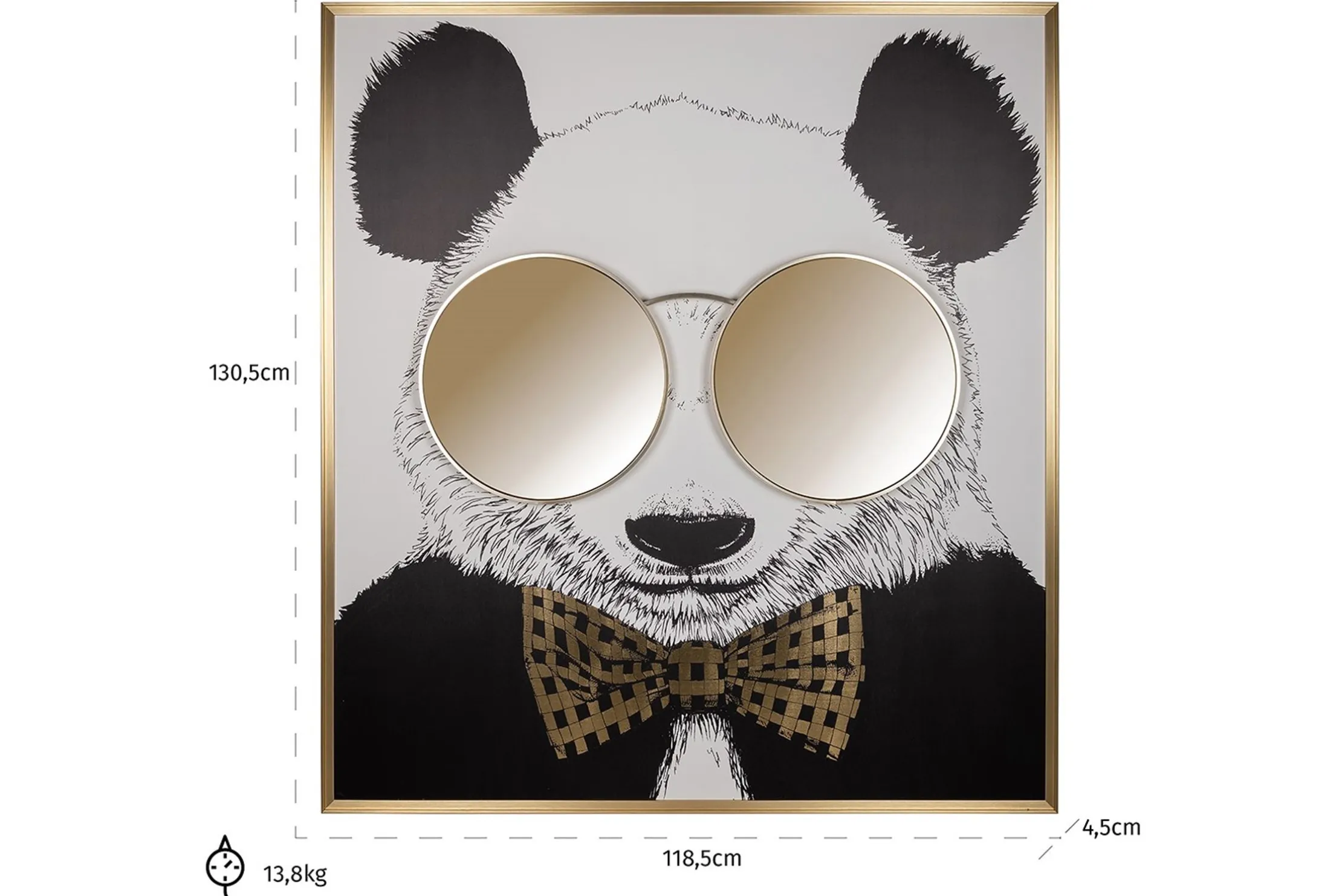 Wanddecoratie 211628 Panda