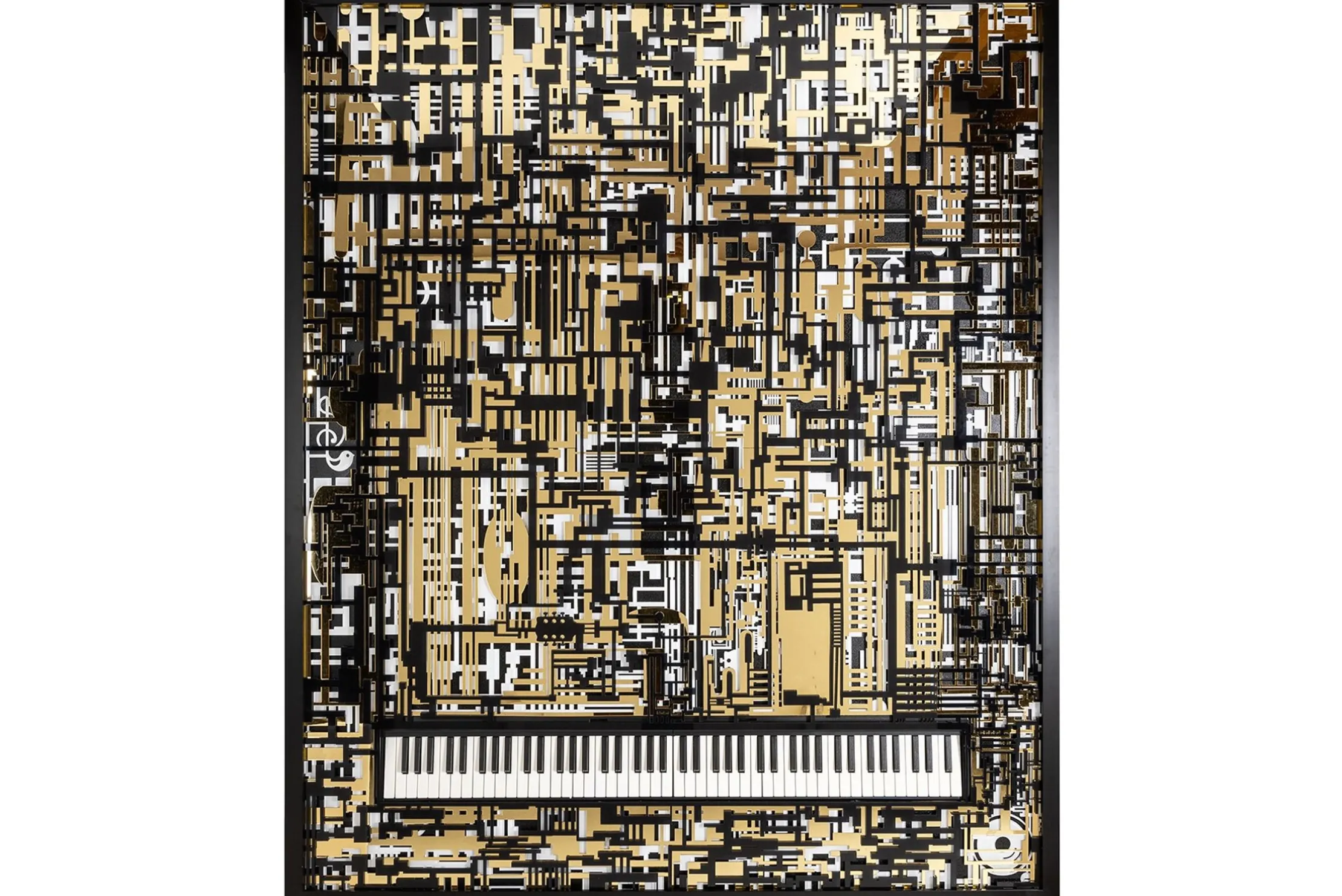 Wanddecoratie 211639 Piano Wibi