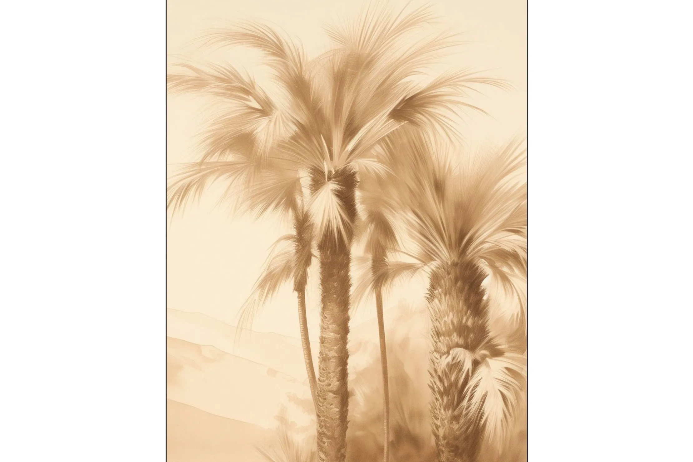 Wandkleed Desert Mirage