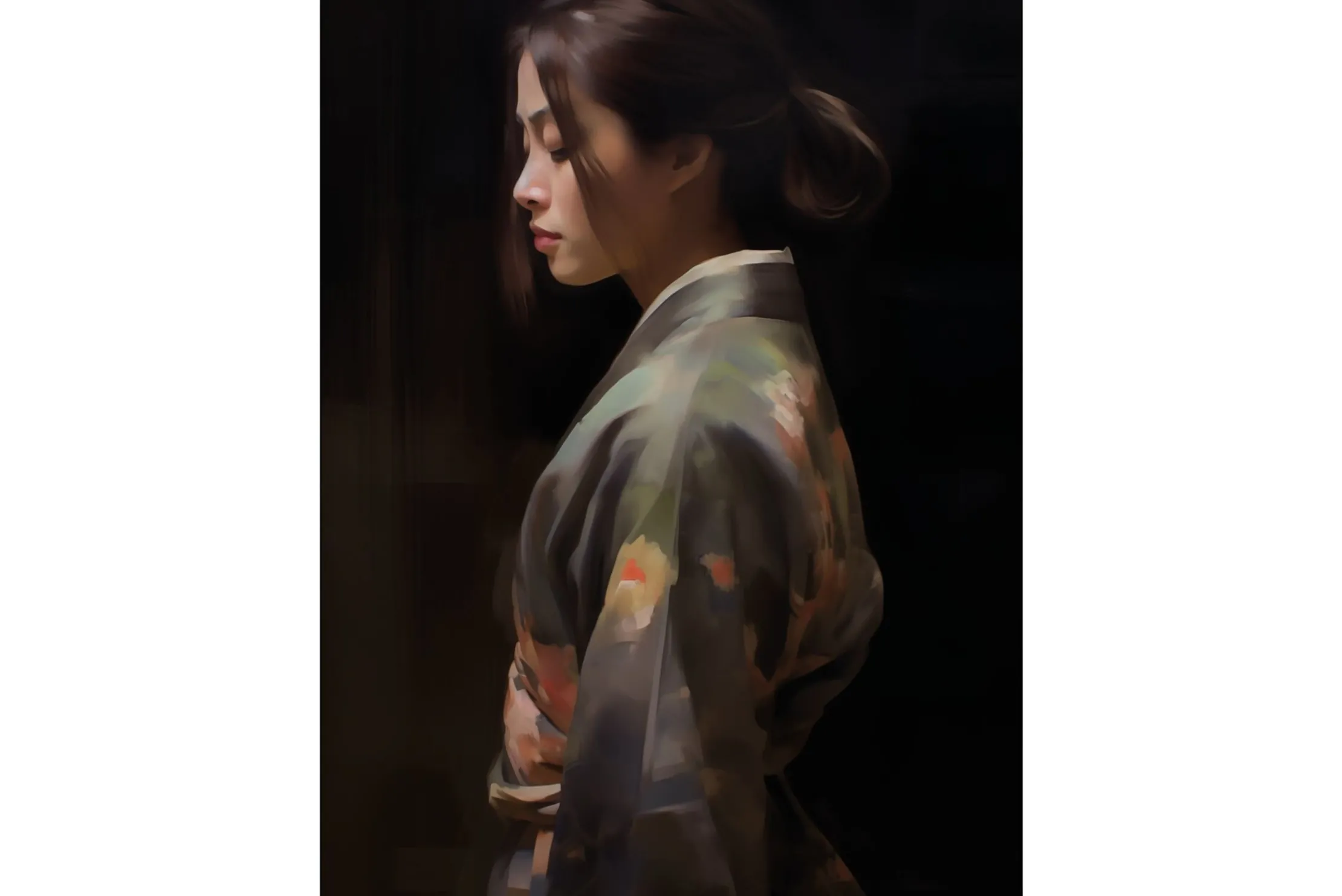 Wandkleed Kimono Tales