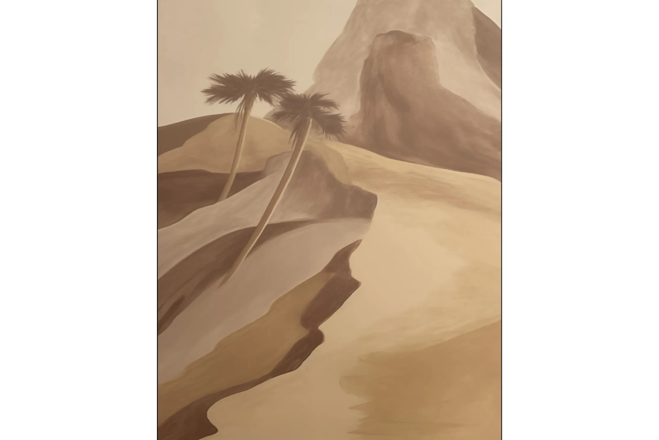 Wandkleed Rocky Palm