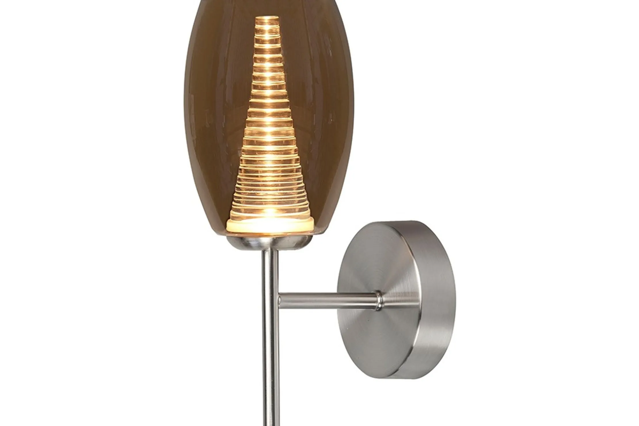 Wandlamp Amberglas Nebula