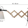 Wandlamp 8852BE Dion Mexlite