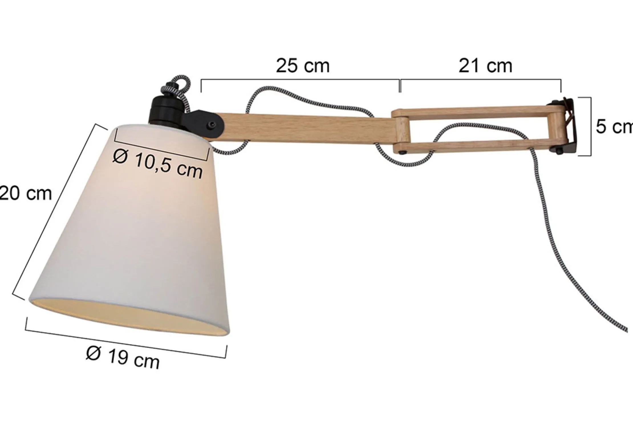 Wandlamp 8853BE Liv Mexlite