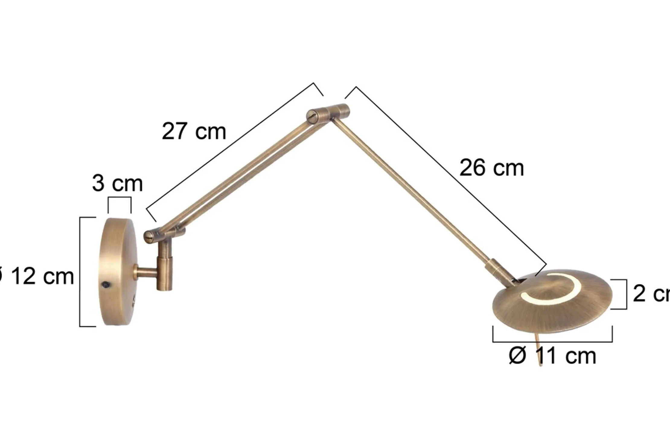 Wandlamp 2110BR Zodiac