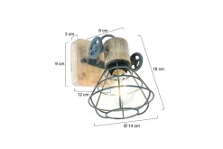 Wandlamp 1578GR Geurnesey