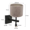 Wandlamp Stang