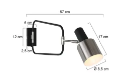 Wandlamp 1699ZW Fjorgard