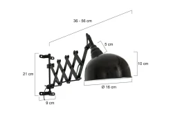 Wandlamp 7774ZW Yorkshire