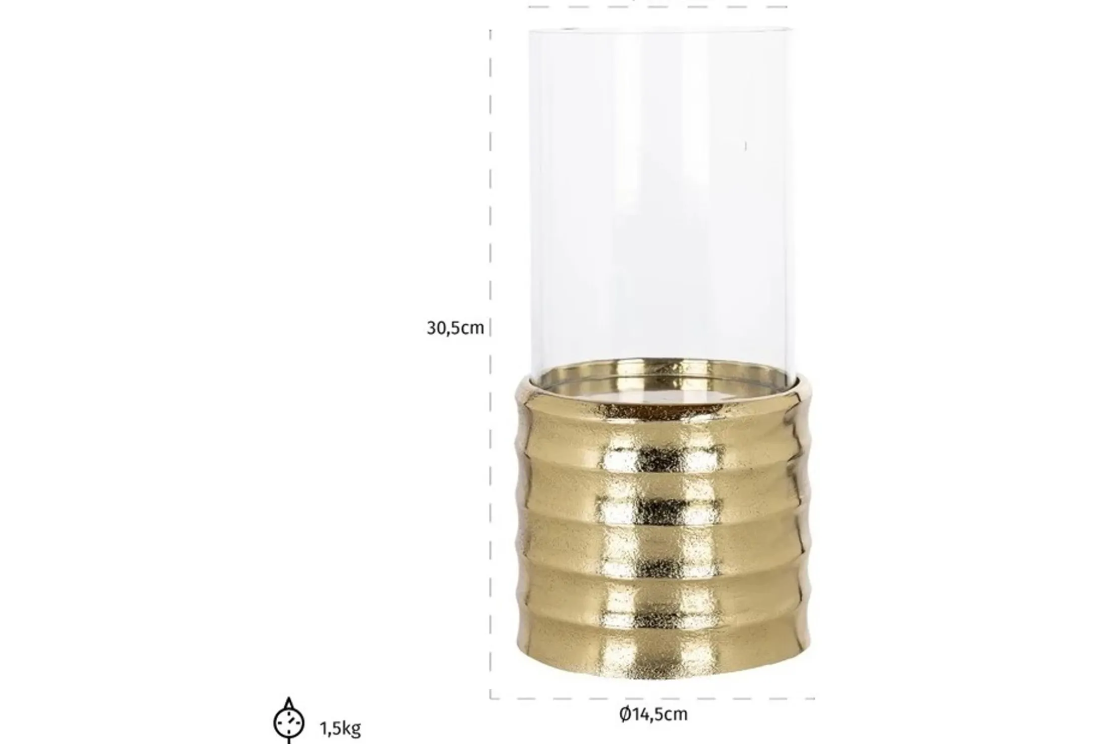 Windlicht Klein 211524 Bodil